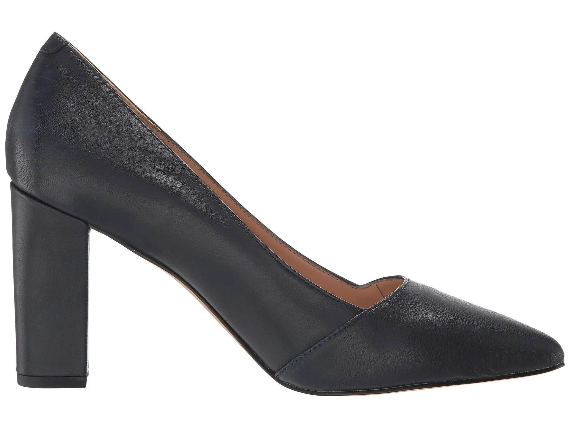 Abree Midnight Bue Leather Franco Sarto Pumps