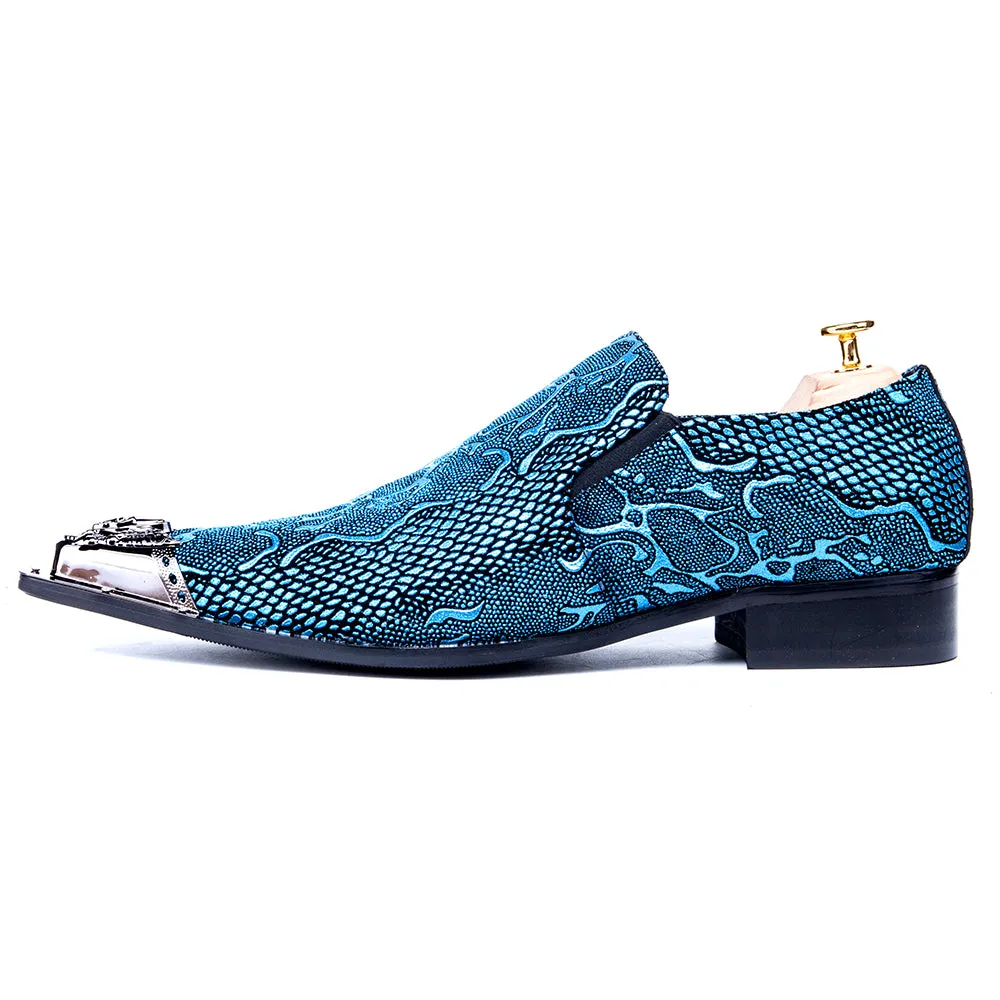 AOMISHOES™  Italian Snake Dress Shoes #8024