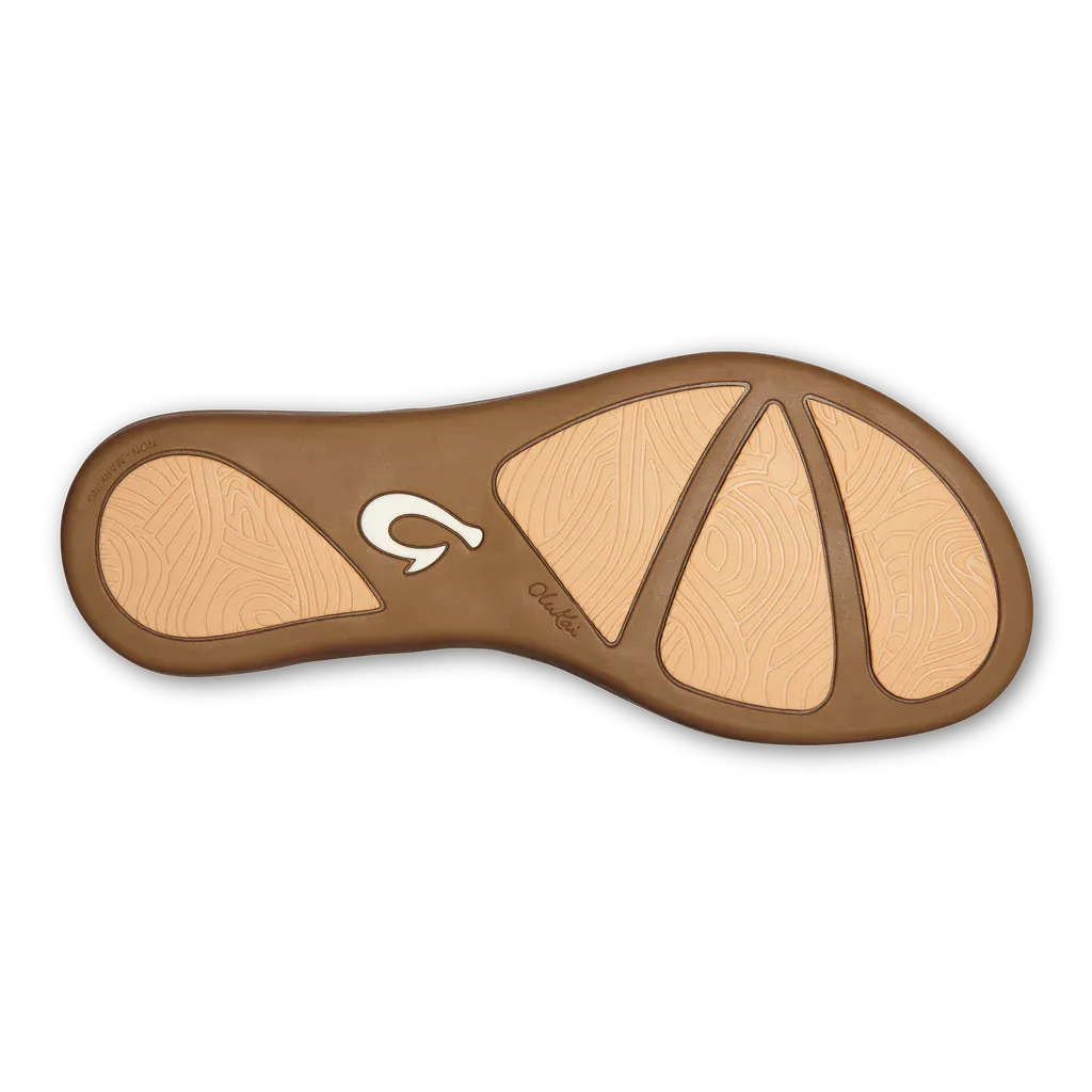 Olukai Women's Honu- Bright White/ Golden Sand