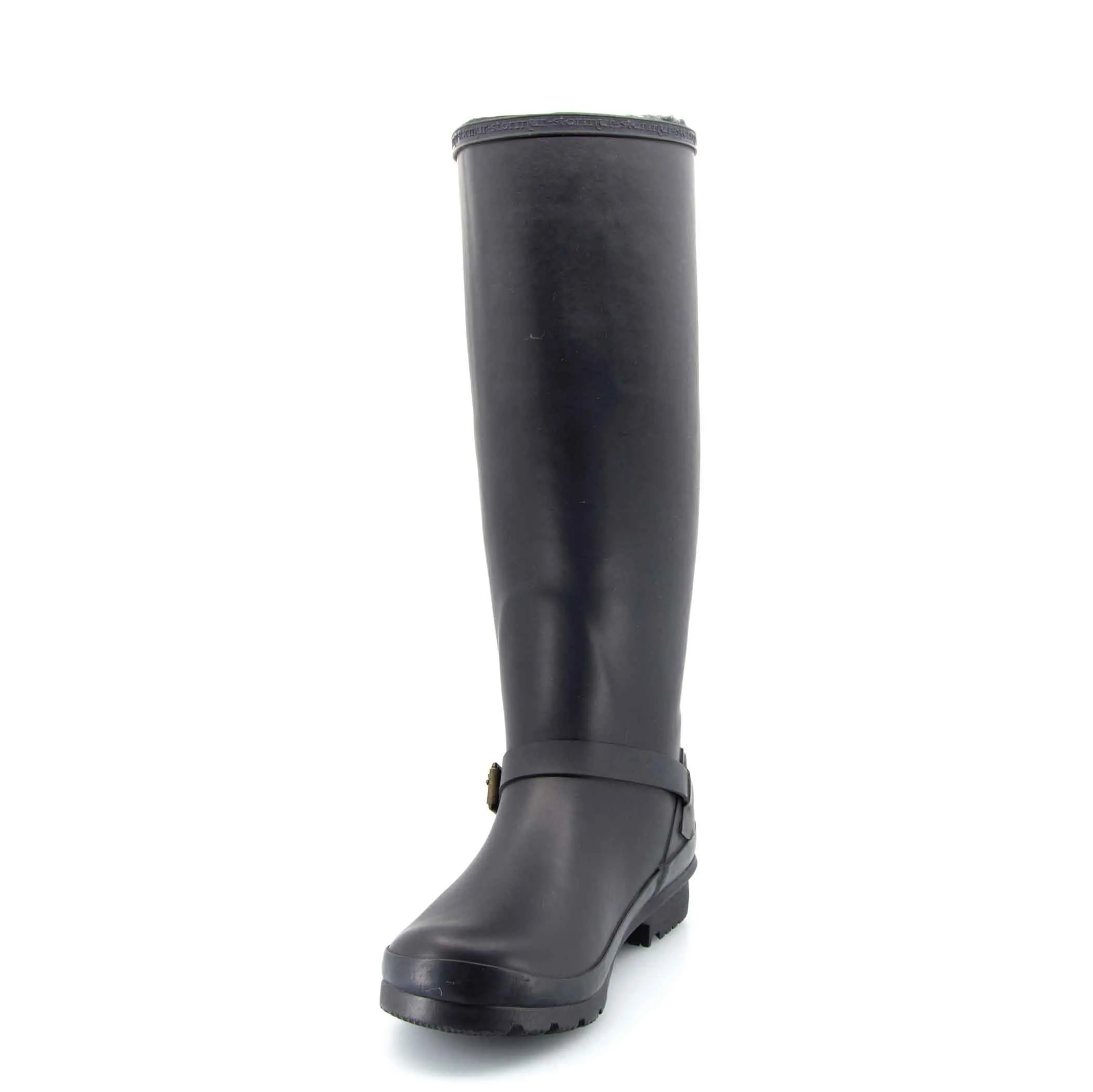 Original Fleeced Tall Gumboots Rustic Black