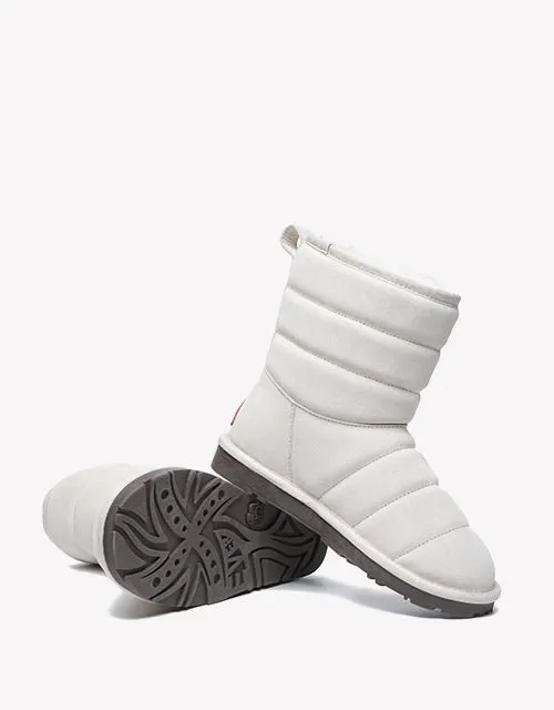 Short Puffer in Ivory